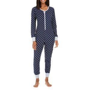 JENNI Intimates Navy Sleepwear One-Piece Size L